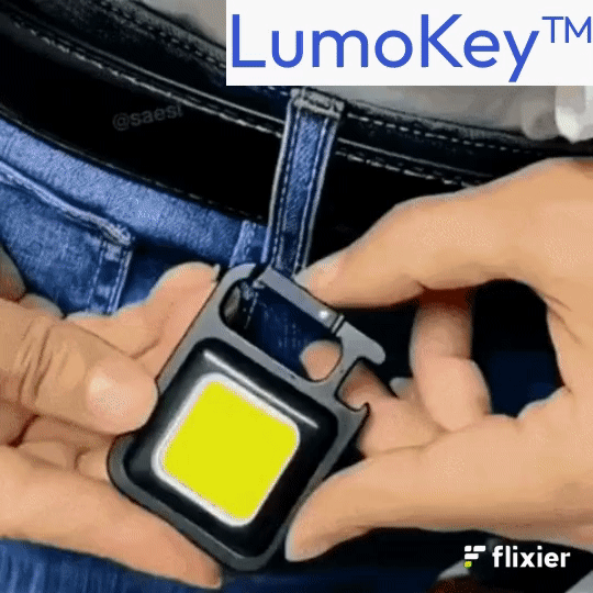LumoKey™ - Mini Linterna Recargable de Llavero