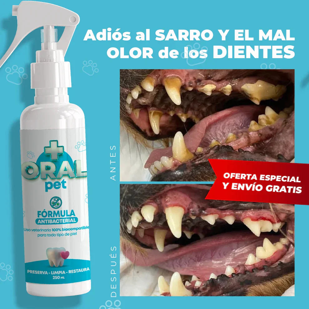 ORAL PET®  - LIMPIEZA BUCAL PARA MASCOTAS